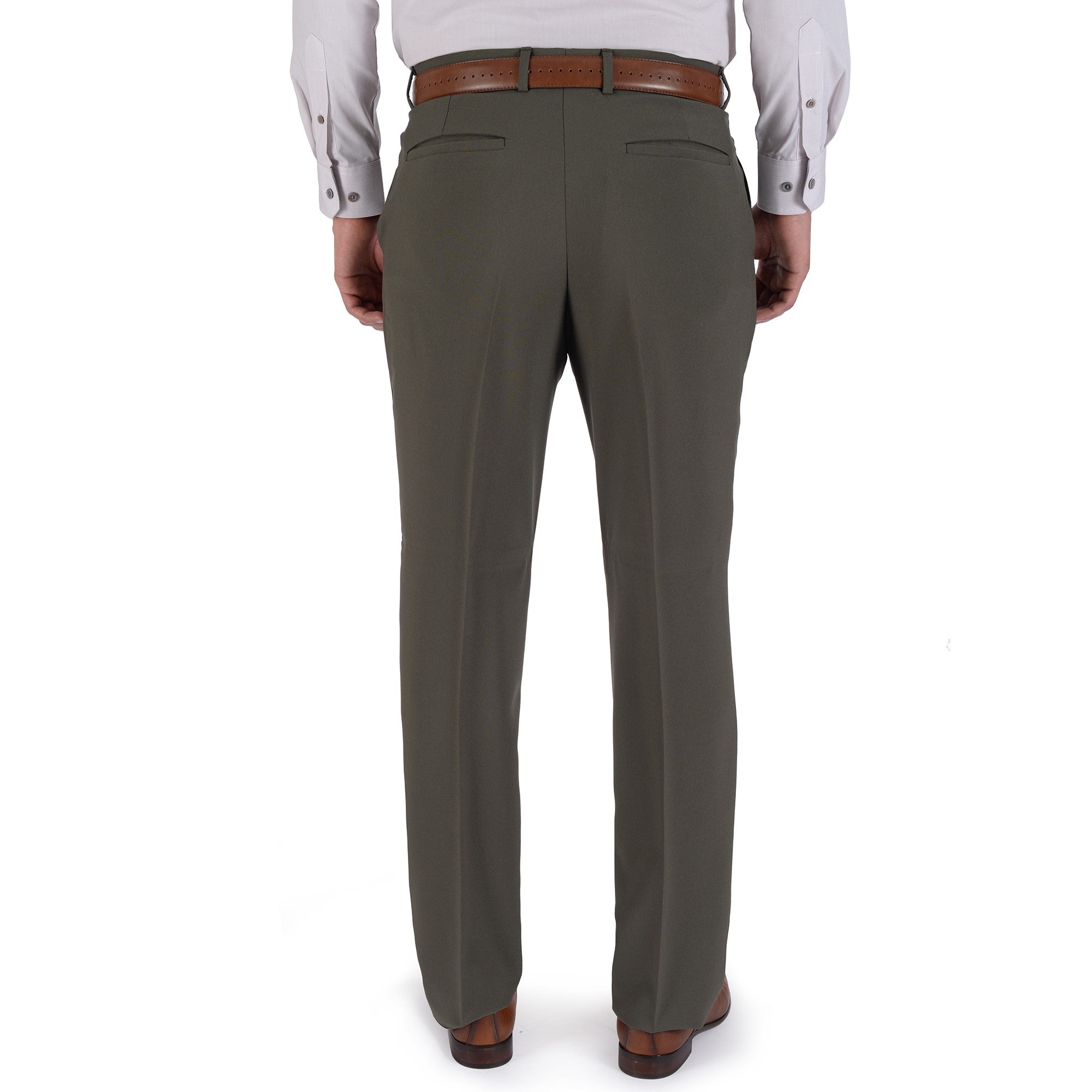 Pantalón de Vestir Sin Pinzas Classic Fit