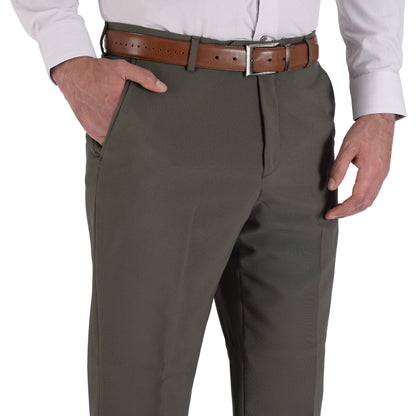 Pantalón Vestir Sin Pinzas Classic Fit