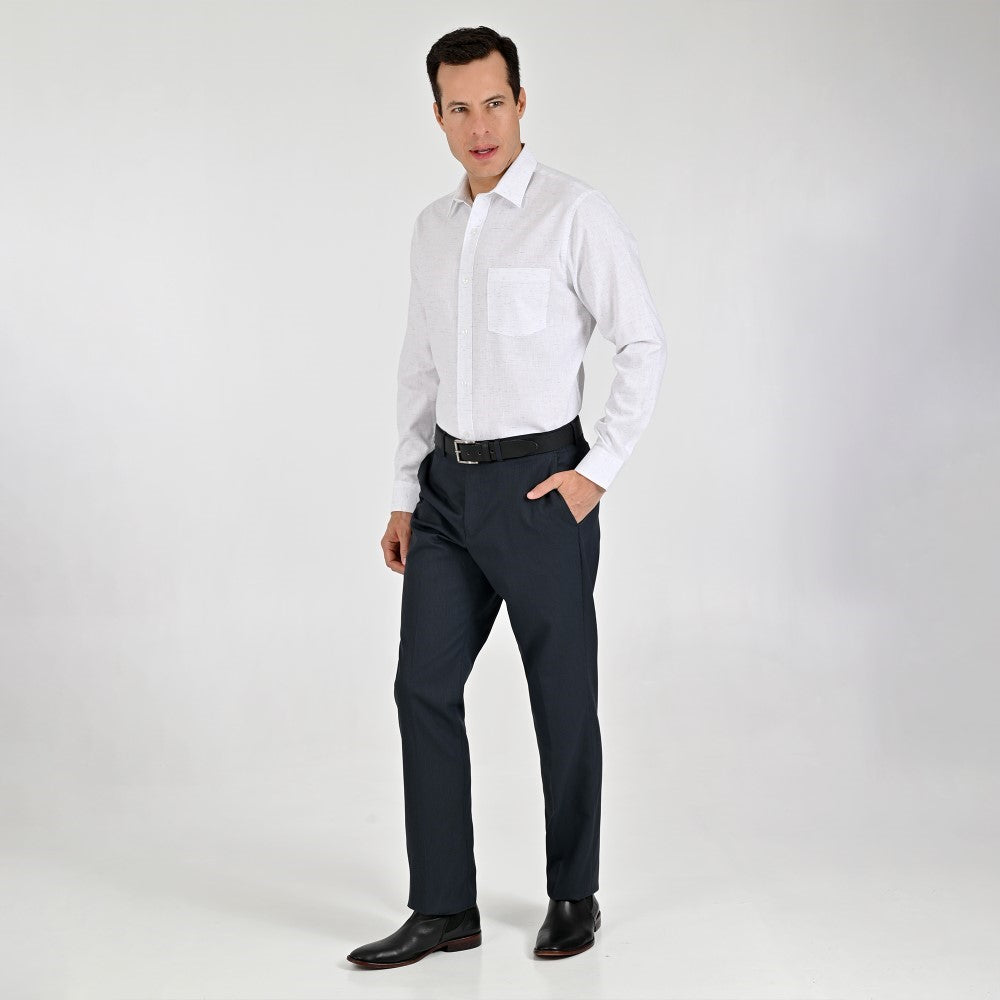 Pantalón de vestir Yale Regular Fit 4735 Azul Petróleo