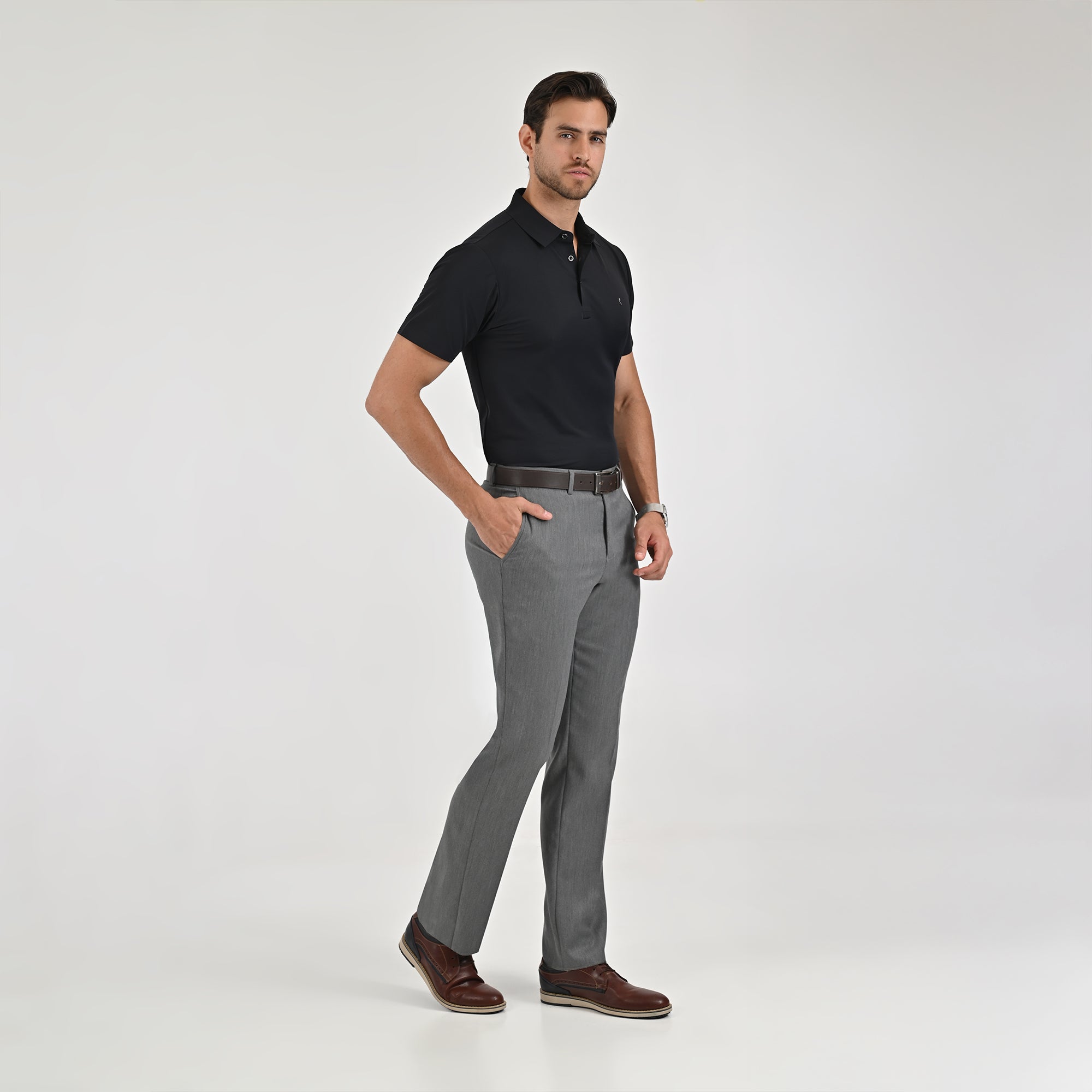 Pantalón de vestir Yale Regular Fit 4737 Kaki