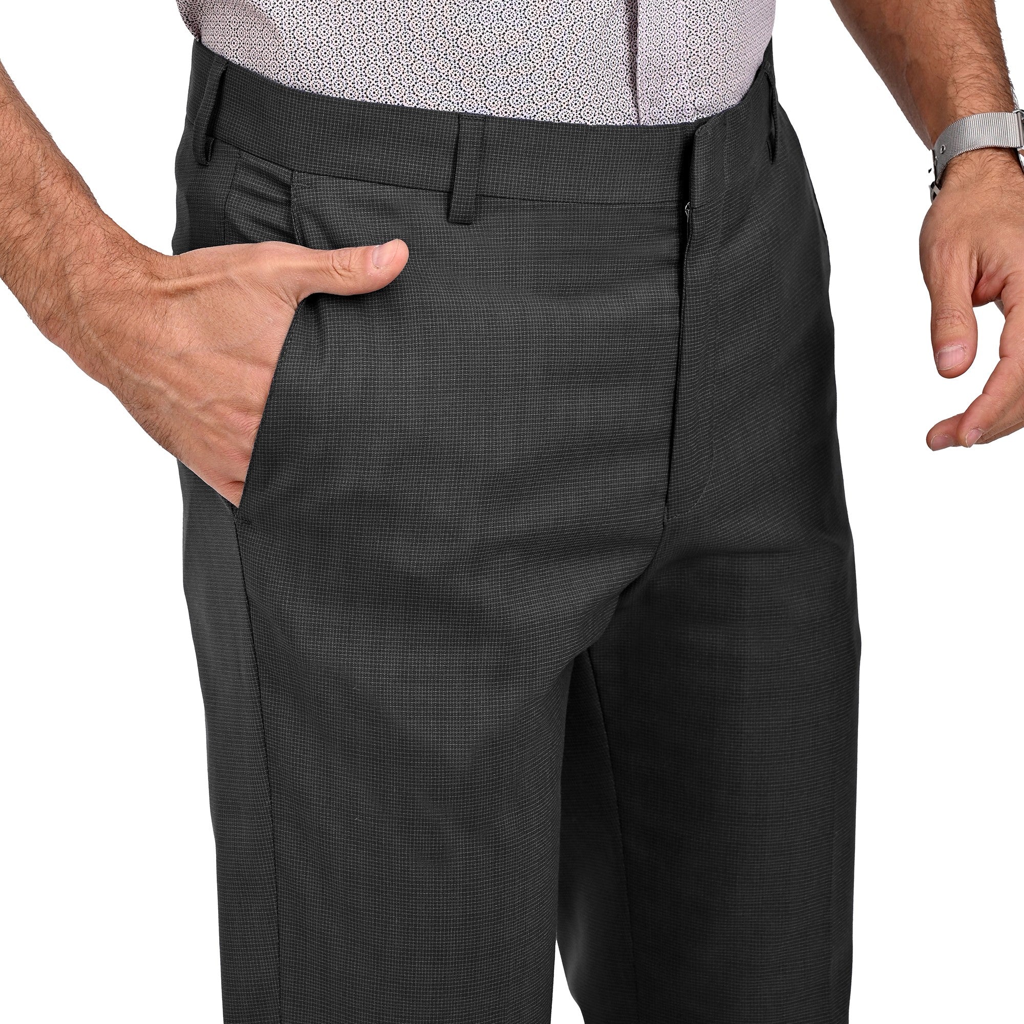 Pantalon de Vestir Yale Collection 3770 Gris Oxford