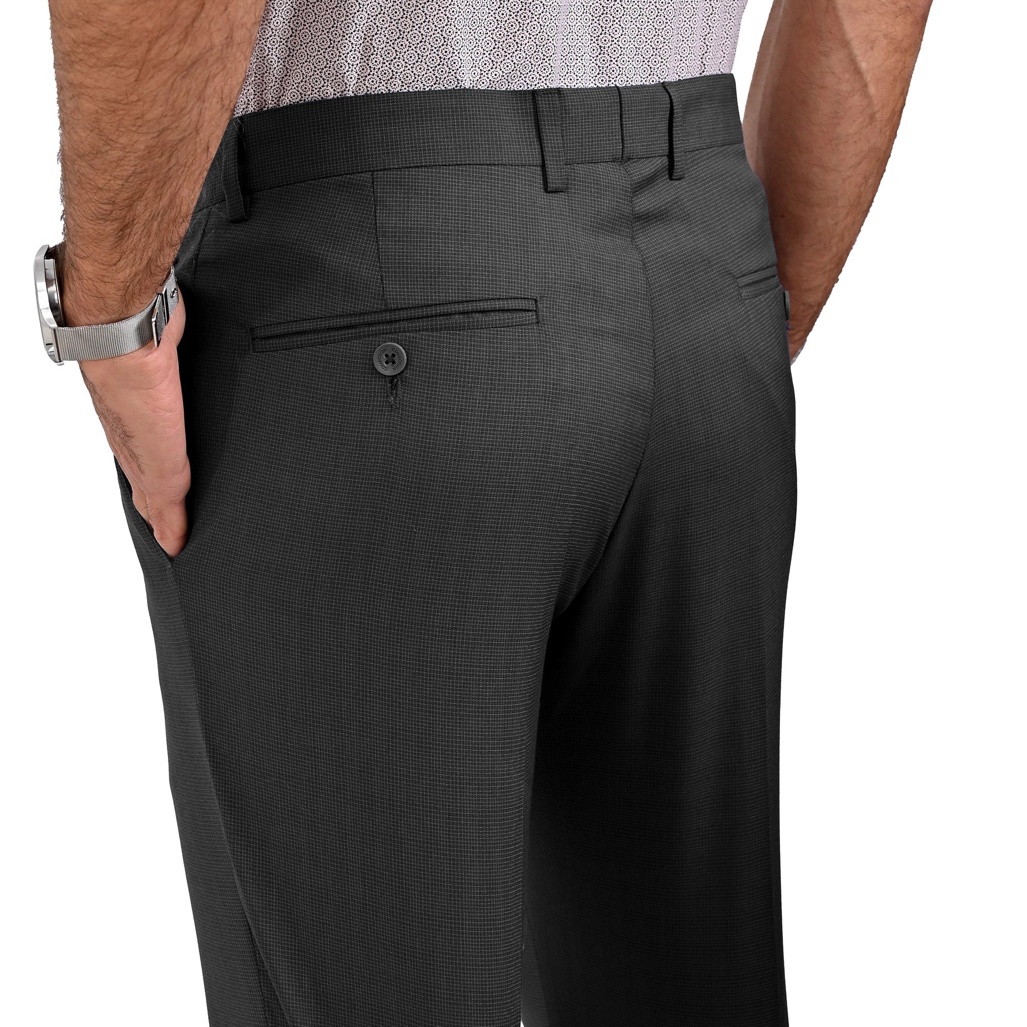Pantalon de Vestir Yale Collection 3770 Gris Oxford