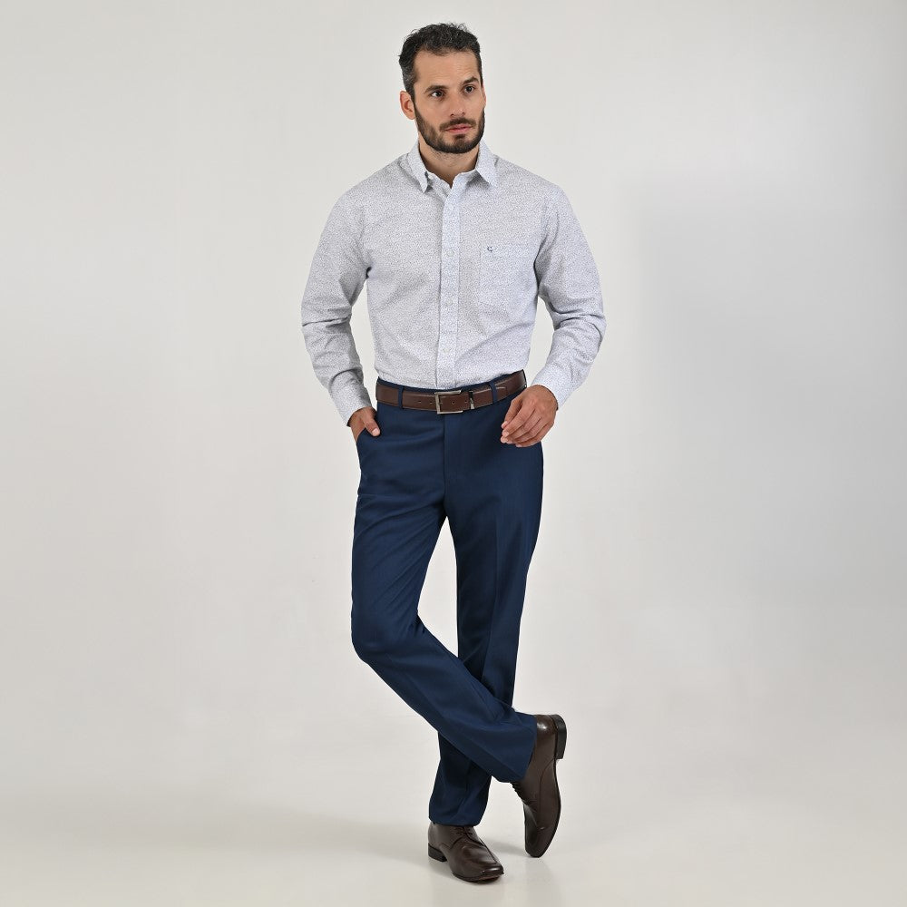 Pantalón de vestir Yale Slim Fit Azul marino  7408 Azul marino