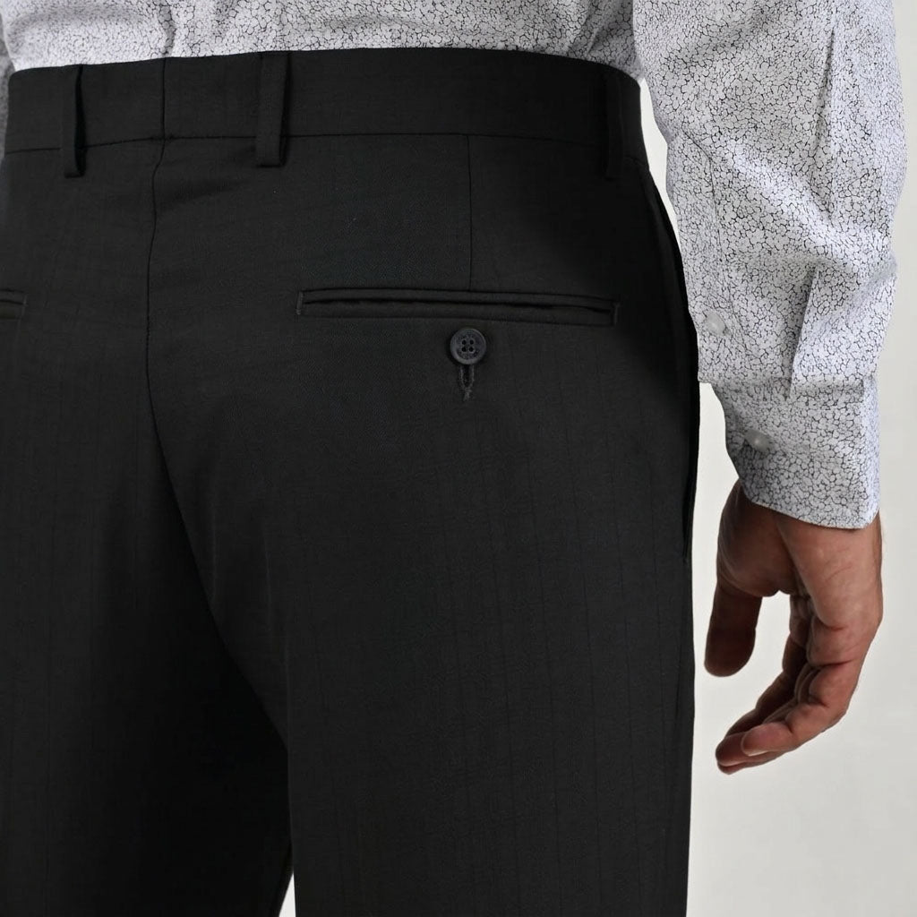 Pantalón de vestir Yale Slim Fit 7408 Negro