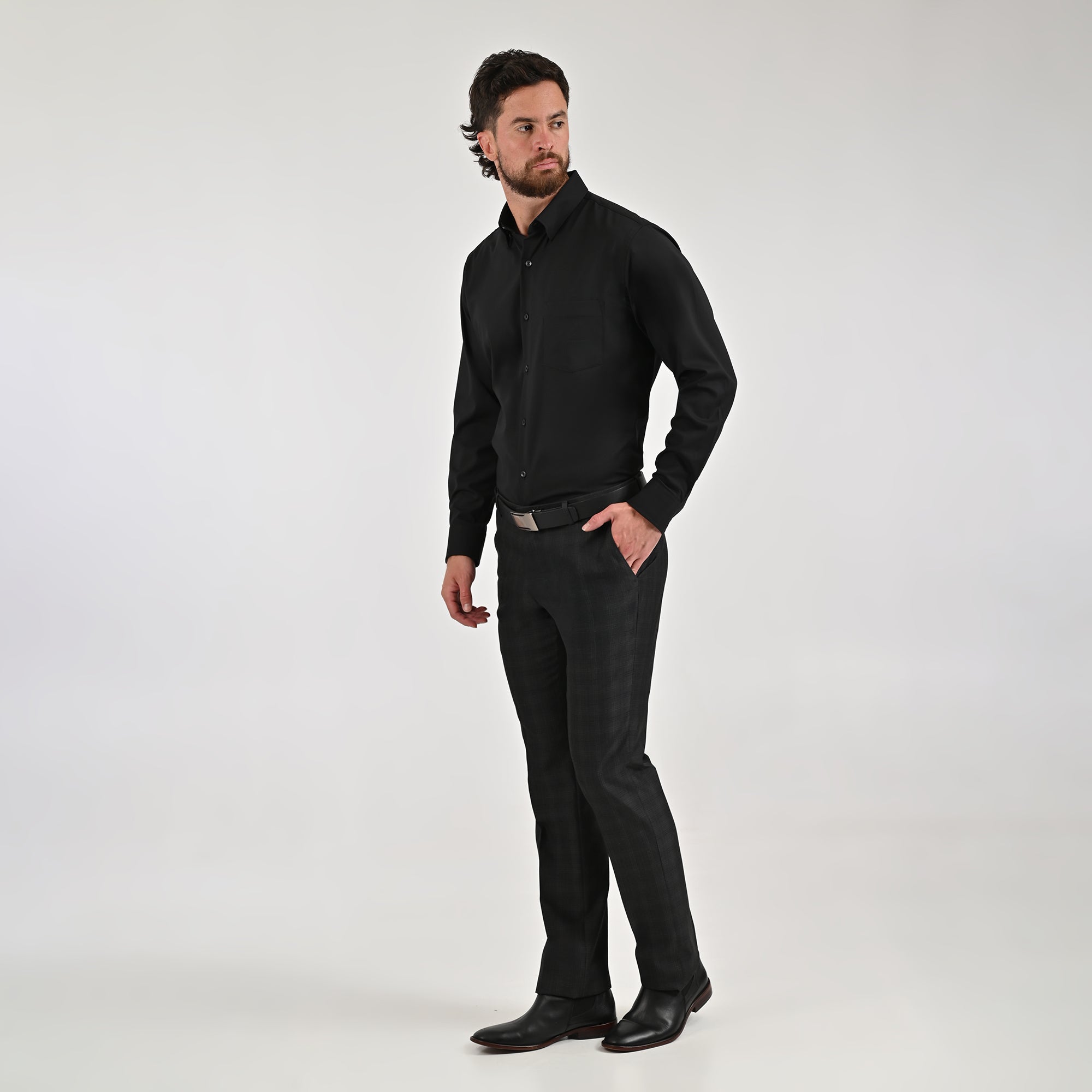 Pantalón de vestir Yale Regular Fit 4705 Gris Oxford
