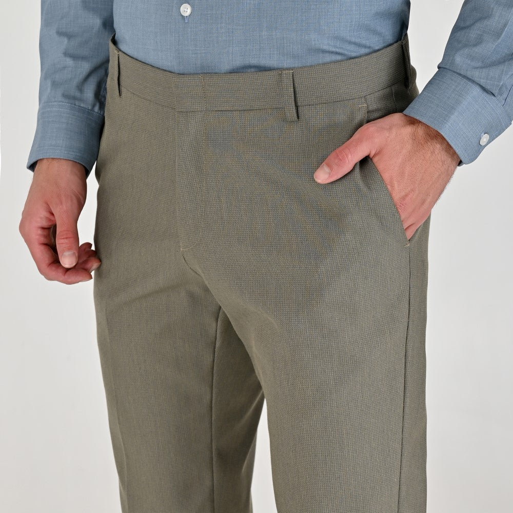 Pantalón de vestir Yale Regular Fit 7341 Kaki Especial