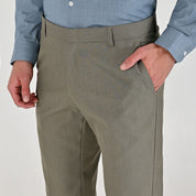 Pantalón de vestir Yale Regular Fit 7341 Kaki Especial