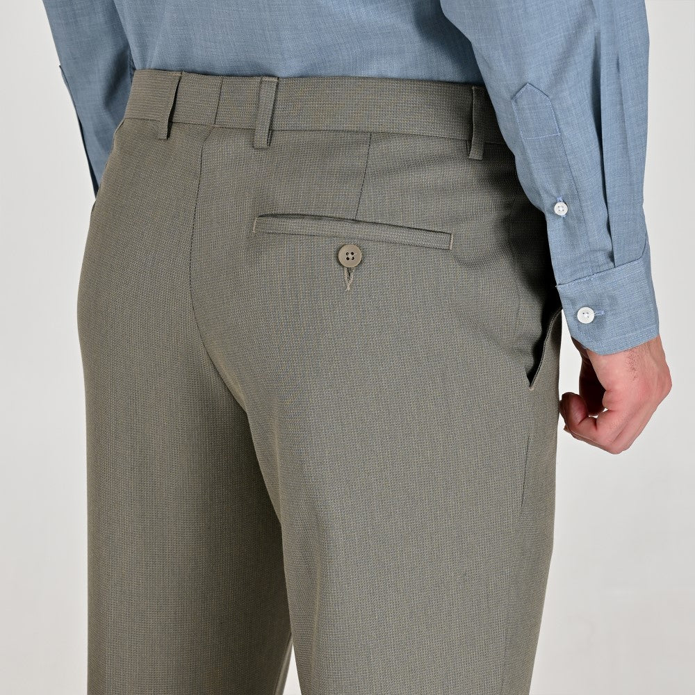 Pantalón de vestir Yale Regular Fit 7341 Kaki Especial