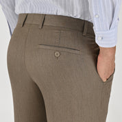 Pantalón de vestir Yale Regular Fit 7356 Avellana