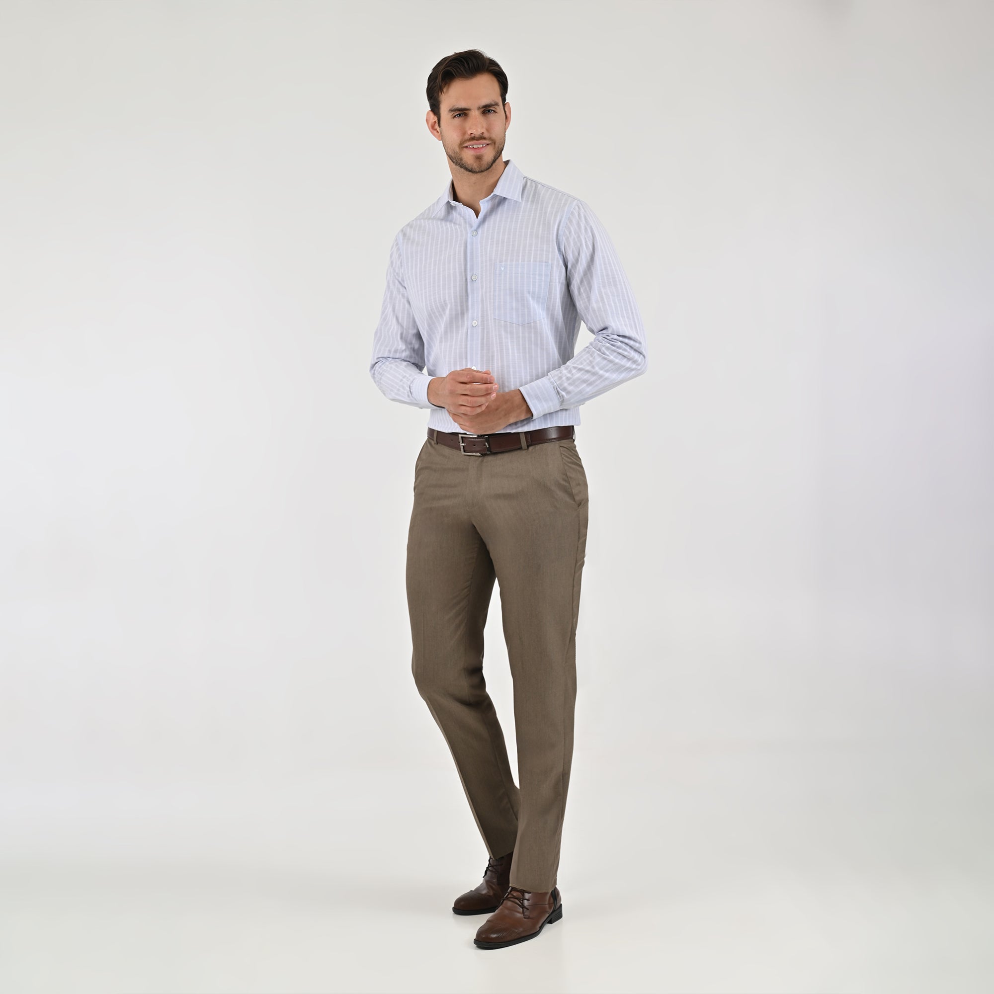 Pantalón de vestir Yale Regular Fit 7356 Avellana