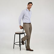 Pantalón de vestir Yale Regular Fit 7356 Avellana