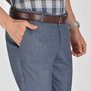 Pantalón de vestir Yale Regular Fit 7358 Azul Plumbago