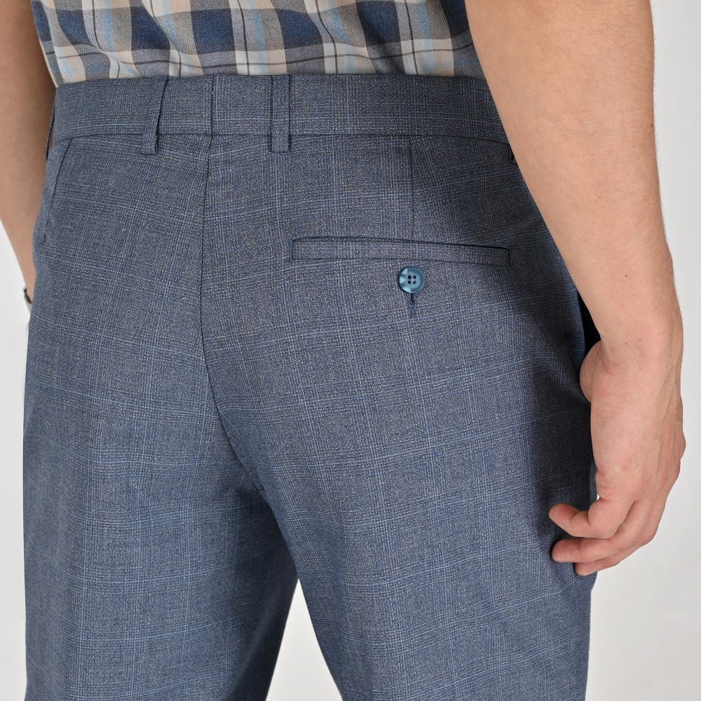 Pantalón de vestir Yale Regular Fit 7358 Azul Plumbago