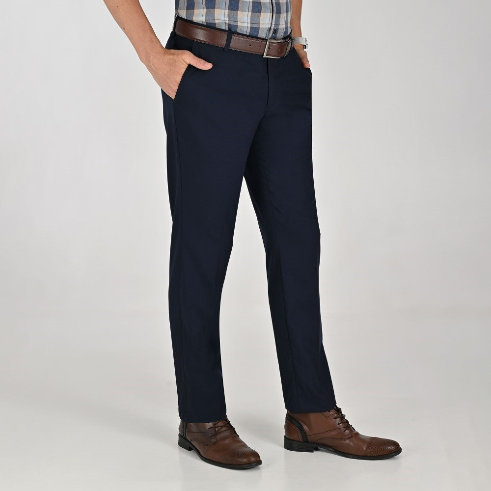 Pantalón de vestir Yale Regular Fit 8226 Azul Zafiro
