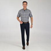 Pantalón de vestir Yale Regular Fit 8226 Azul Zafiro
