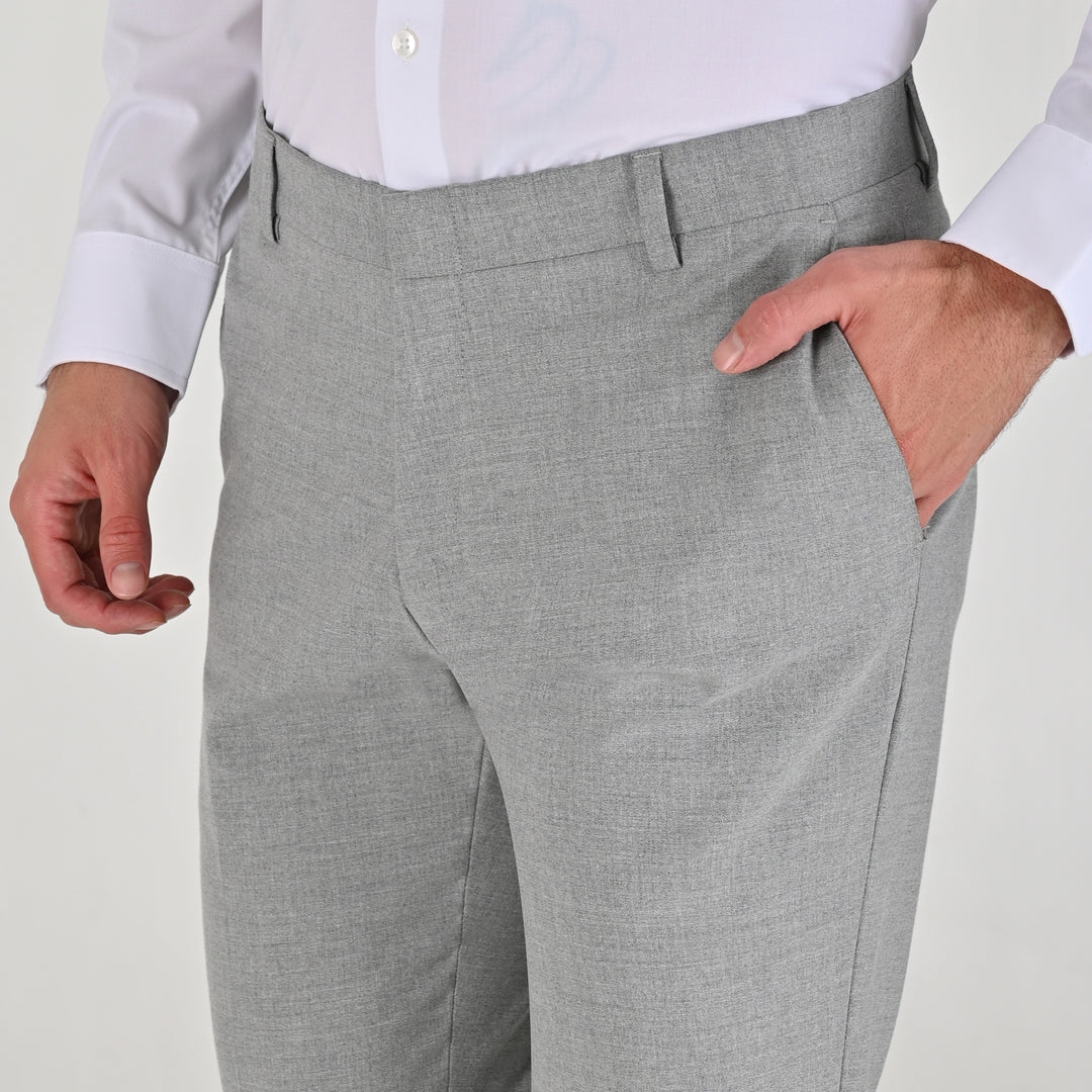 Pantalón de vestir Yale Regular Fit 8227 Gris Rata