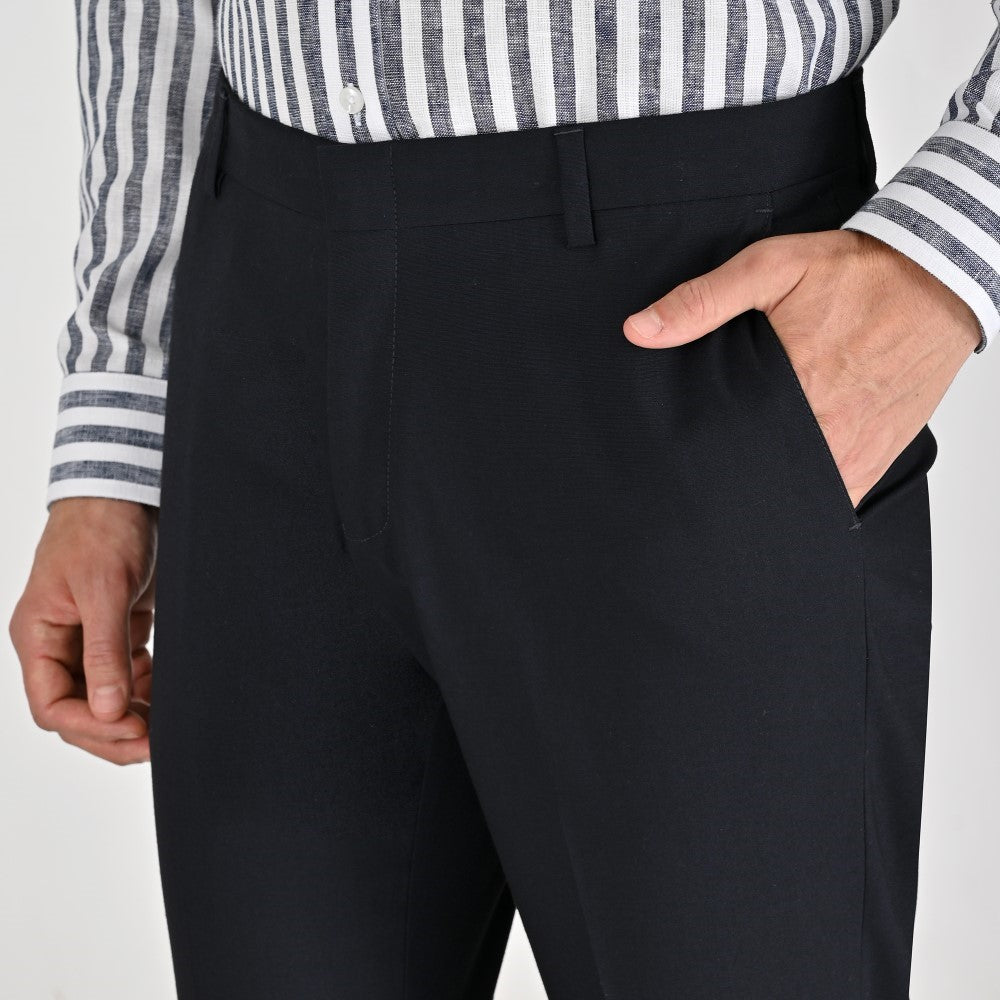 Pantalón de vestir Yale Regular Fit 8227 Azul Marino