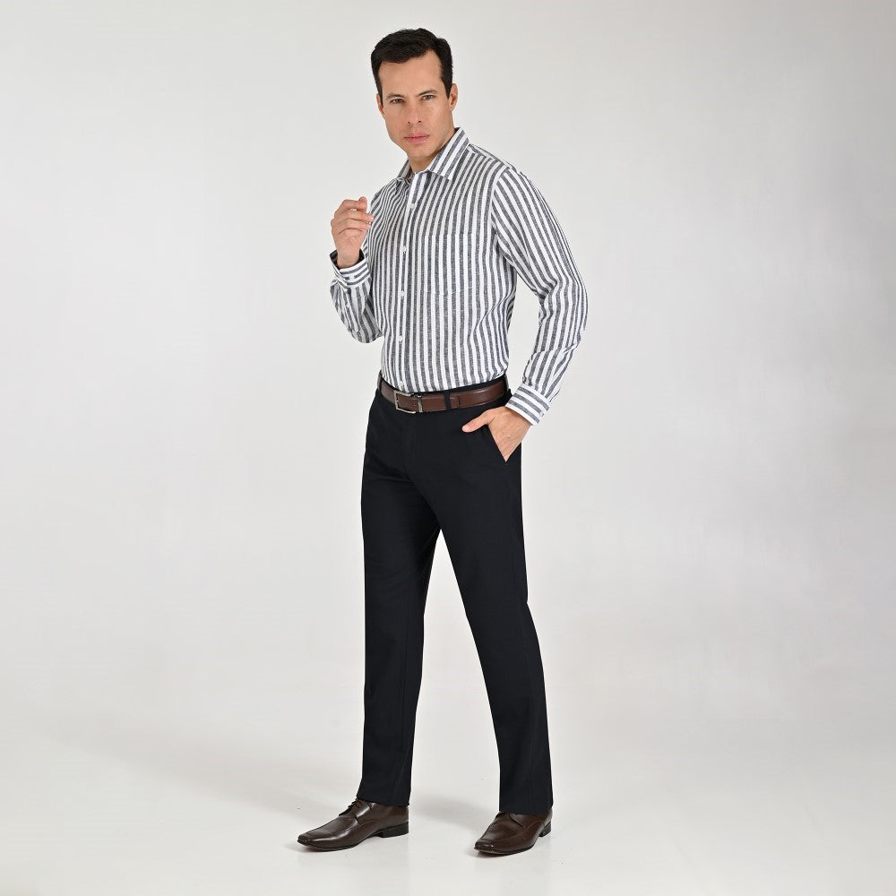 Pantalón de vestir Yale Regular Fit 8227 Azul Marino
