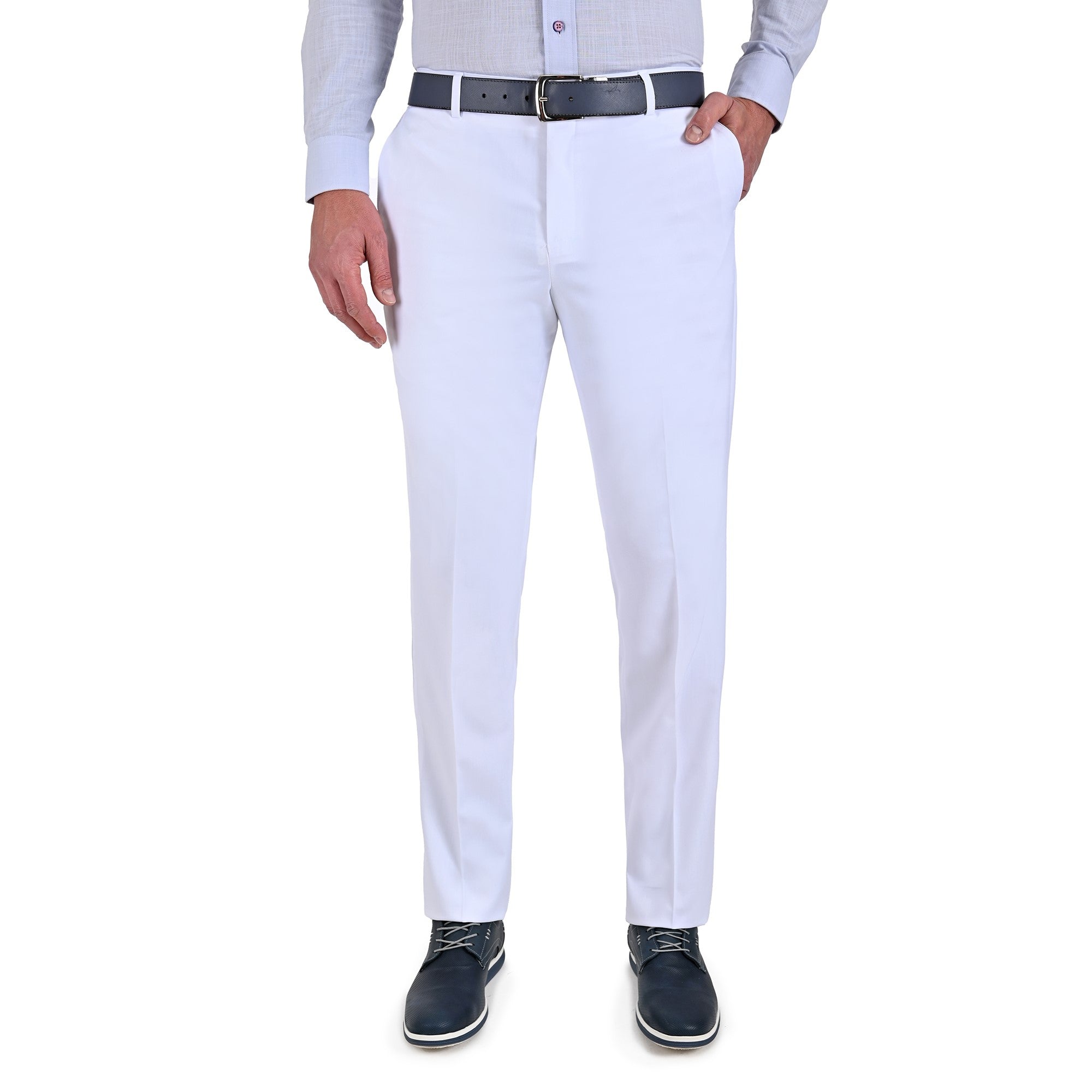 Pantalón de Vestir Yale Regular Fit Sin Pinzas 0342