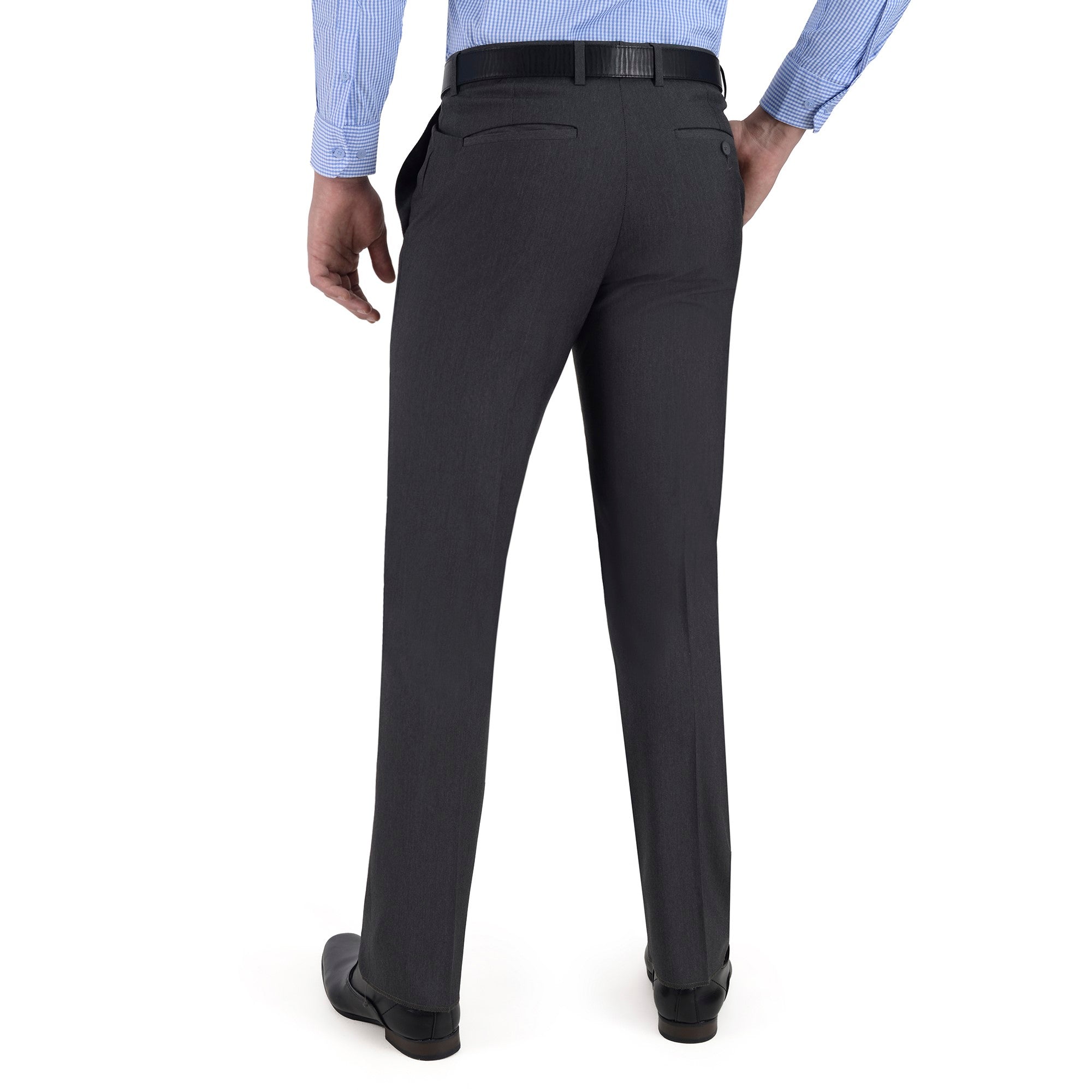 Pantalón de Vestir Yale Regular Fit Sin Pinzas 0342