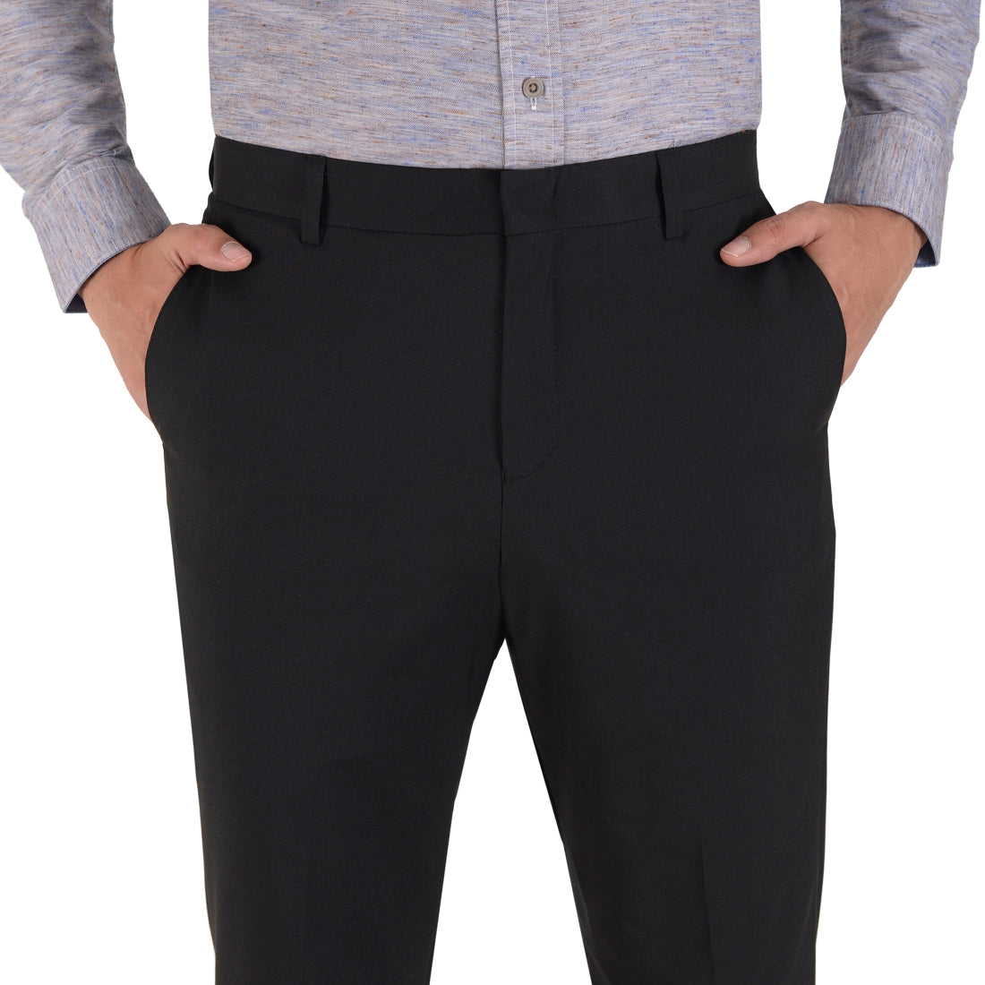 Pantalón de Vestir Yale Regular Fit Sin Pinzas 0342
