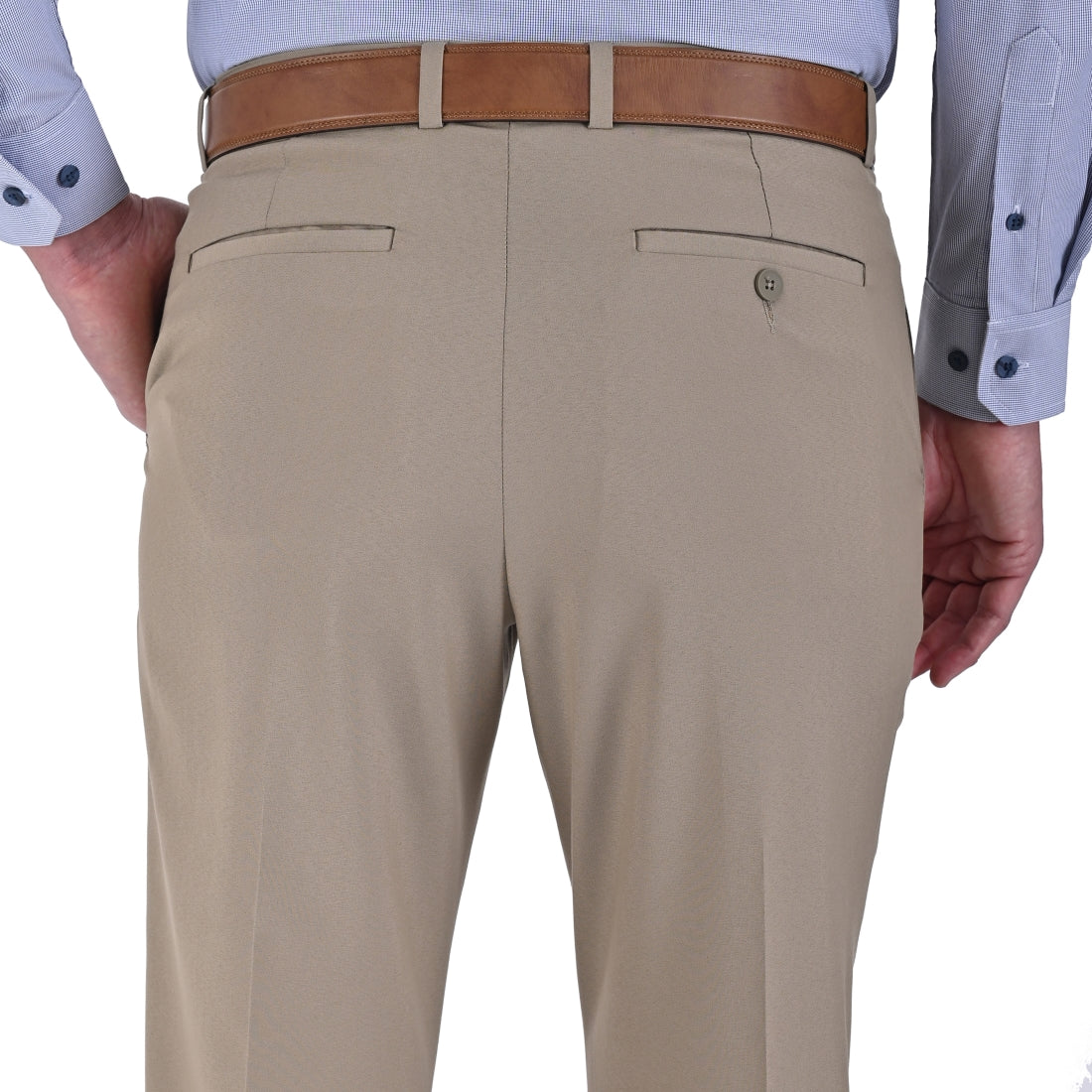 Pantalón de Vestir Yale Regular Fit Sin Pinzas 0342