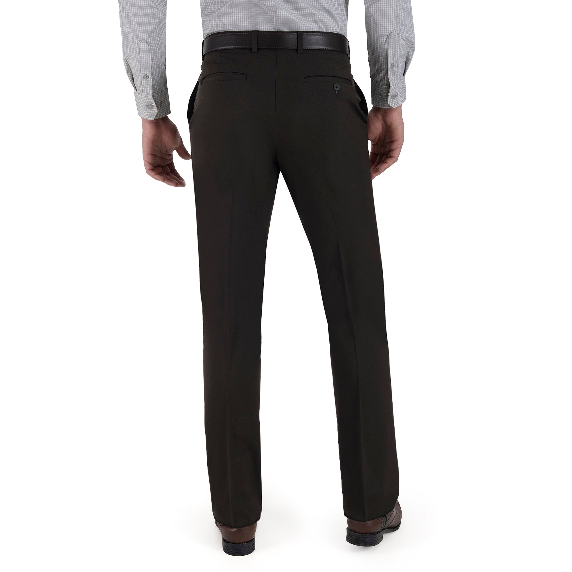 Pantalón de Vestir Yale Regular Fit Sin Pinzas 0342