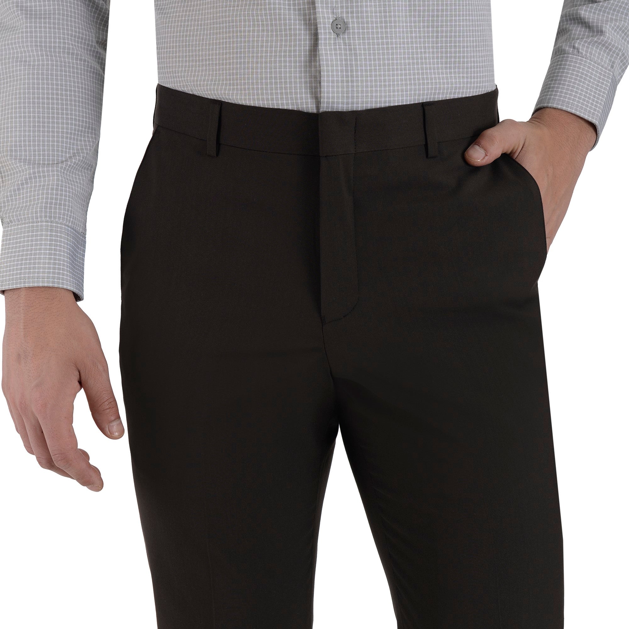Pantalón de Vestir Yale Regular Fit Sin Pinzas 0342