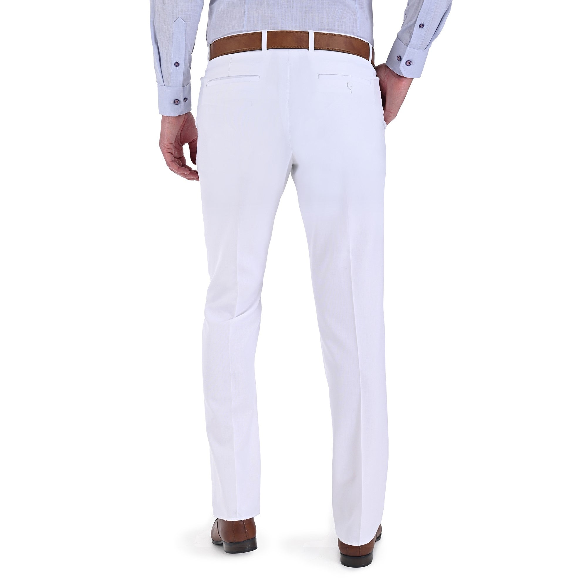 Pantalón de Vestir Yale Regular Fit Sin Pinzas 1768