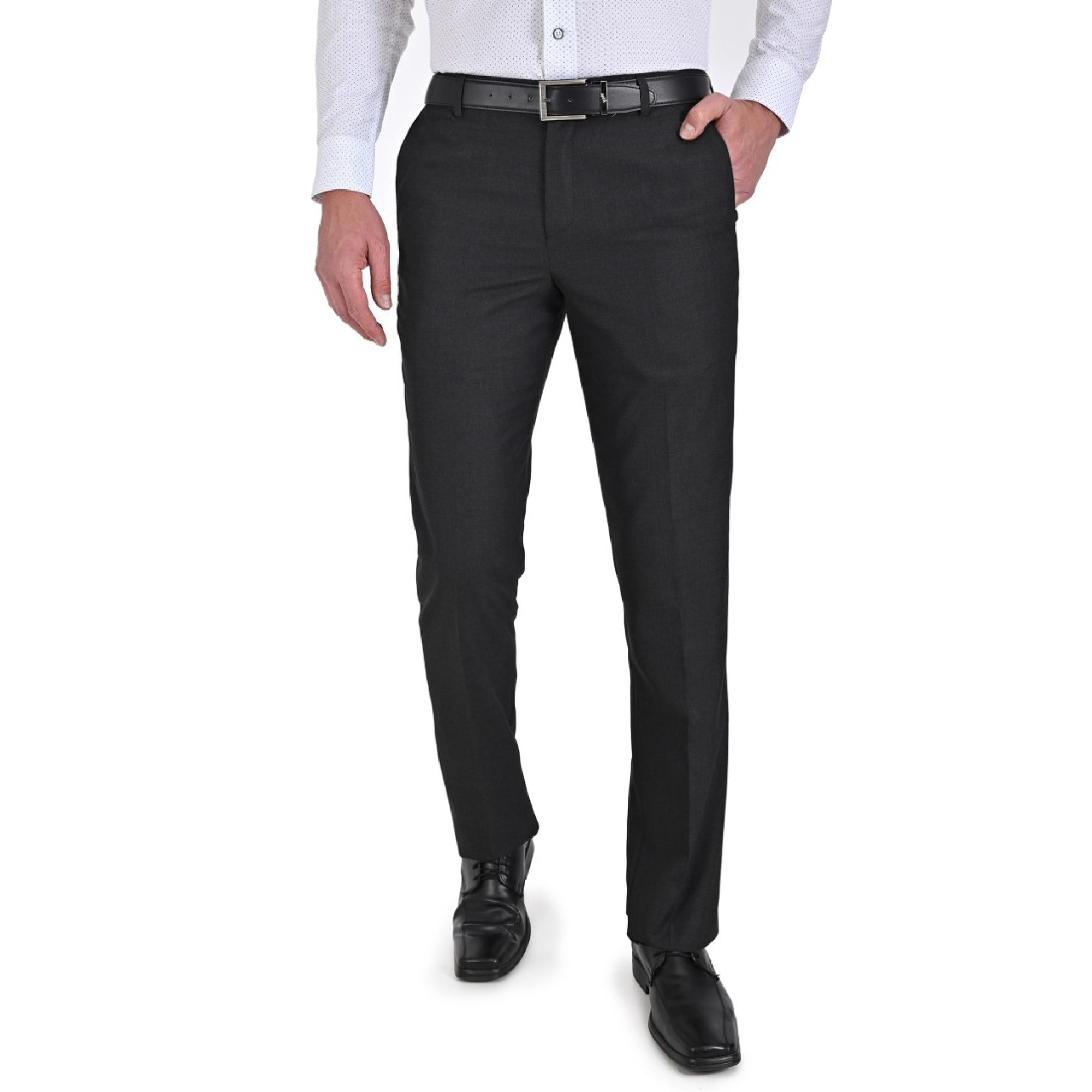 Pantalón de Vestir Yale Regular Fit Sin Pinzas 1768