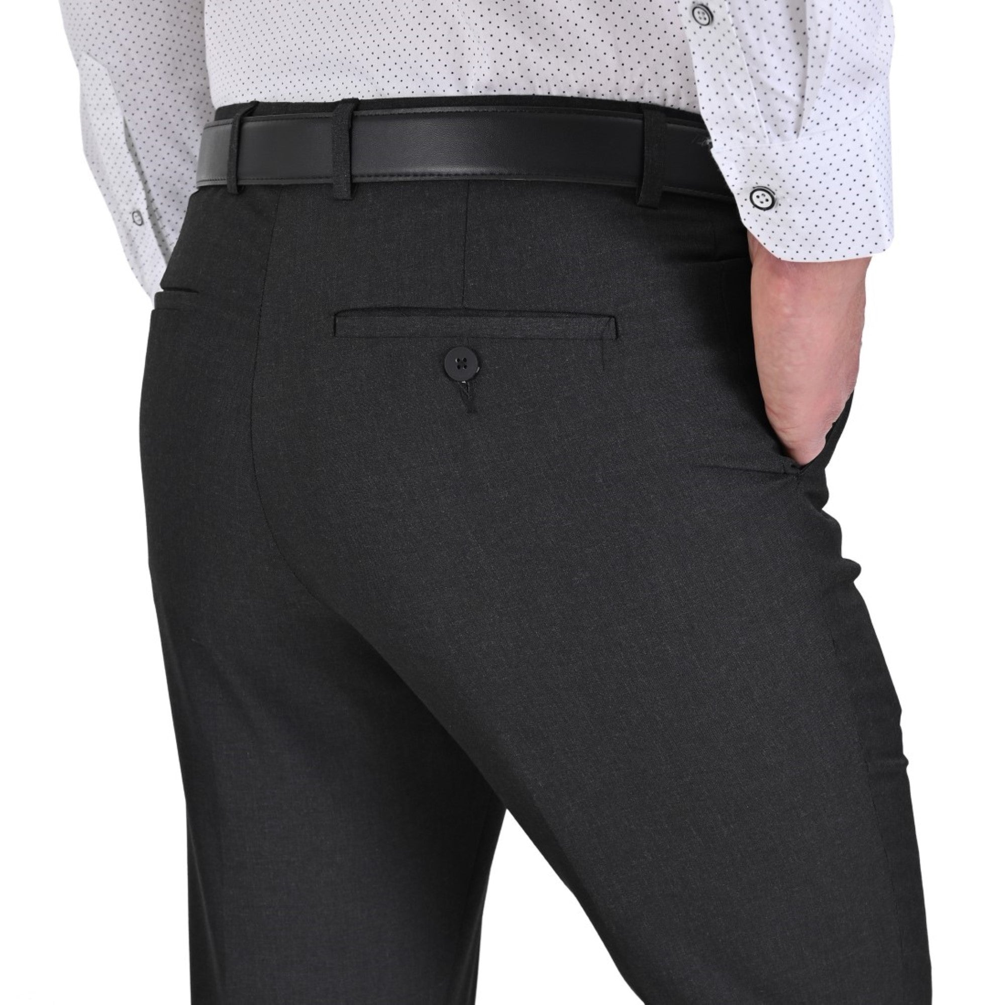 Pantalón de Vestir Yale Regular Fit Sin Pinzas 1768