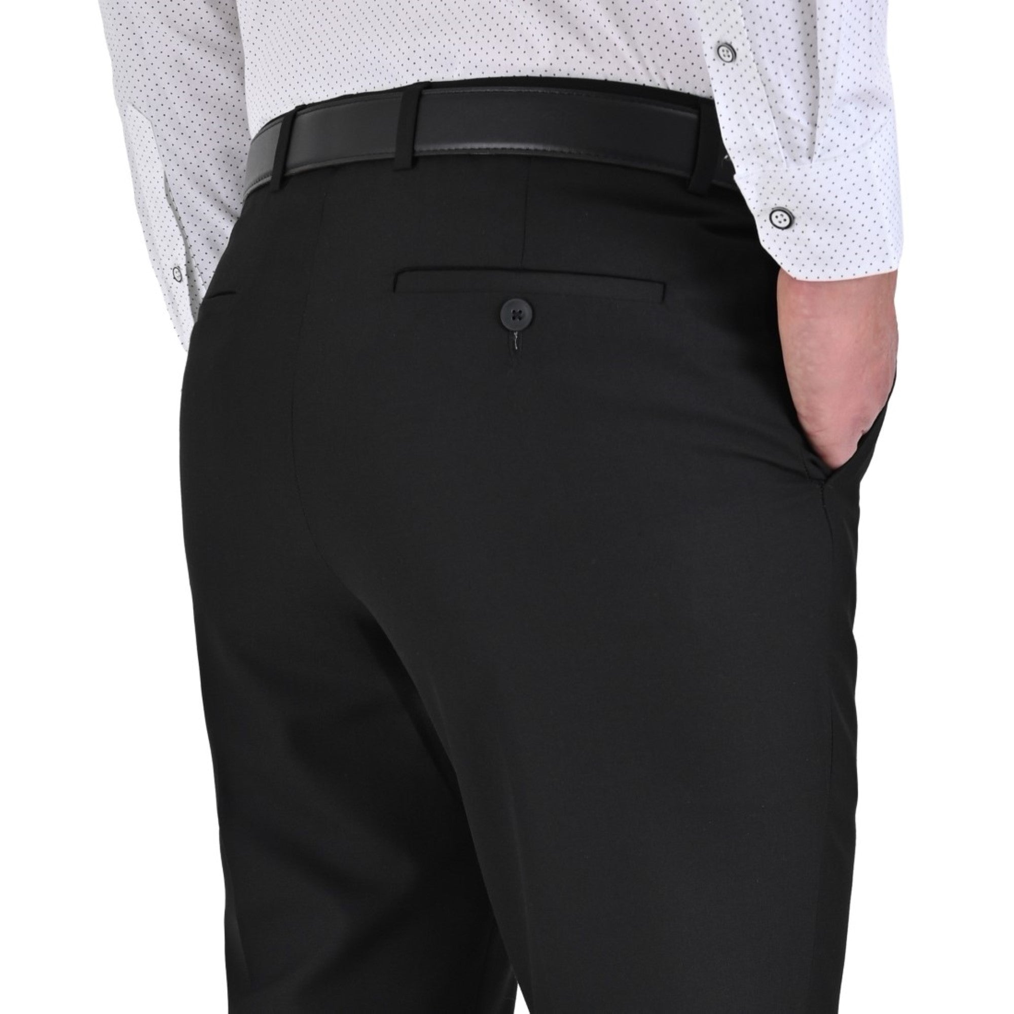 Pantalón de Vestir Yale Regular Fit Sin Pinzas 1768