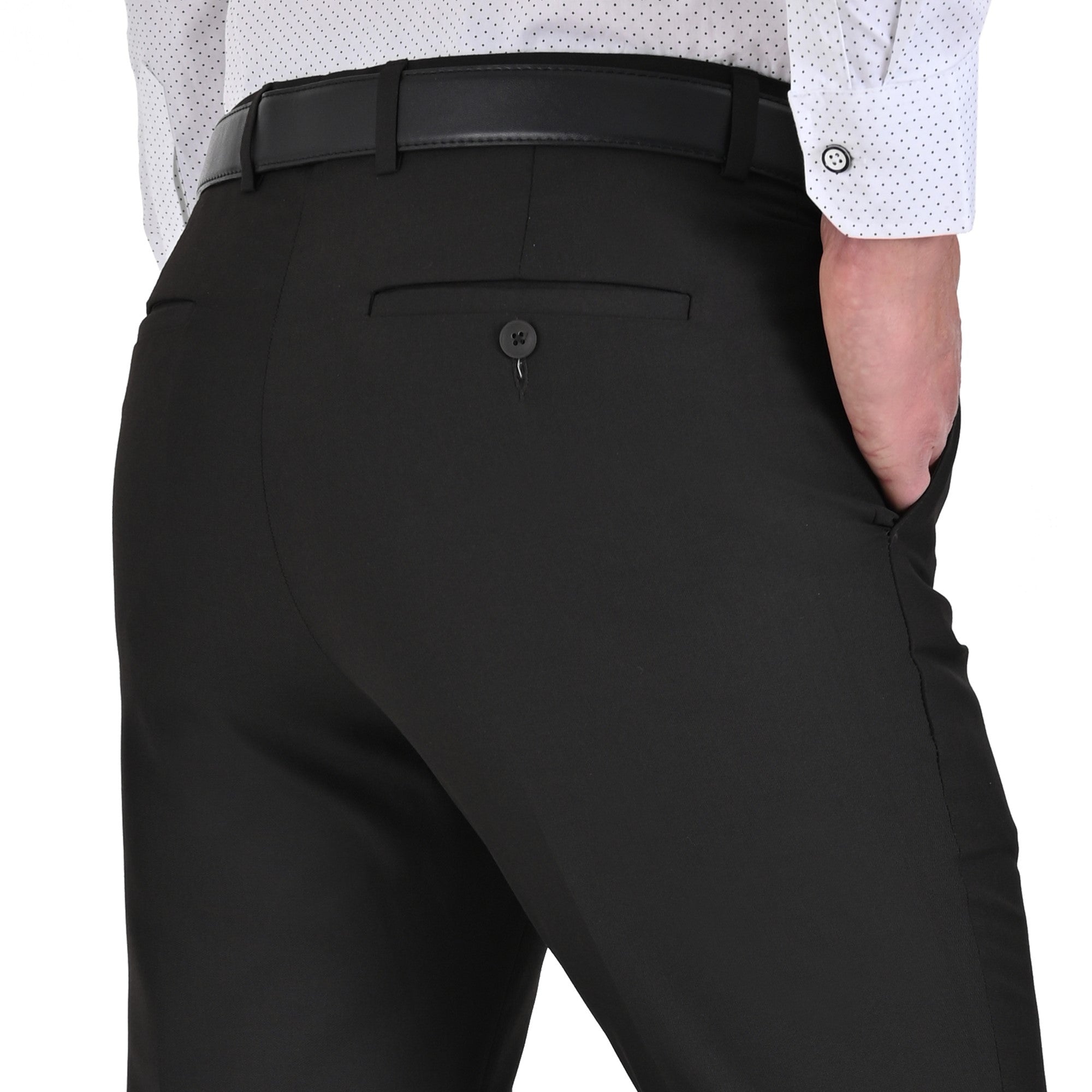 Pantalón de Vestir Yale Regular Fit Sin Pinzas 1768