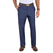 Pantalon de Vestir Yale 3821 Sin Pinzas Azul Pizarra