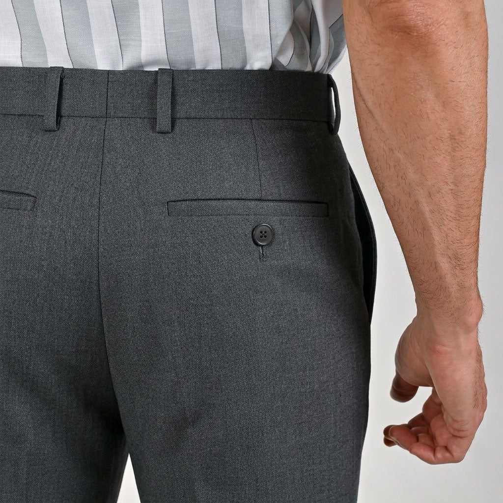 Pantalón de vestir Yale Regular Fit 6518 Gris