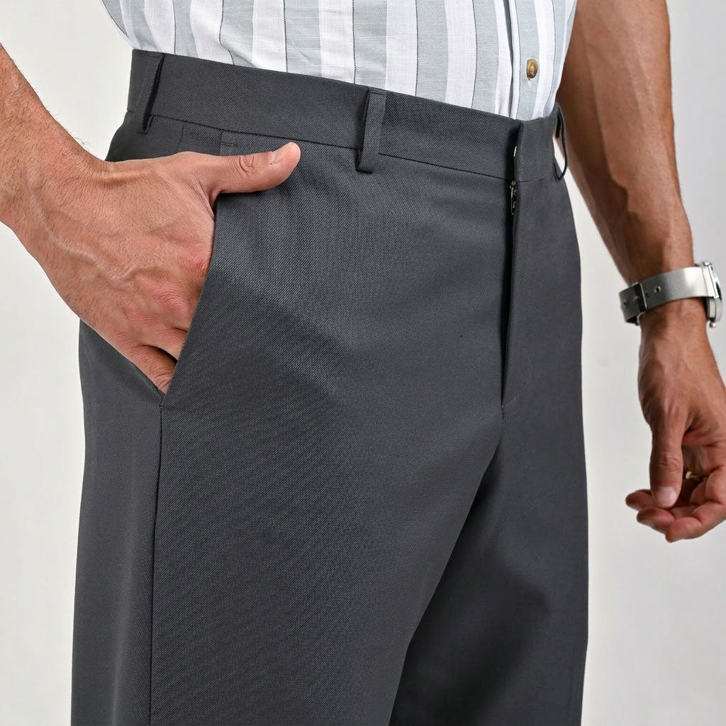 Pantalón de vestir Yale Regular Fit 6518 Gris
