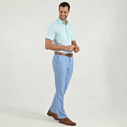 Pantalón de vestir Yale Regular Fit 7357 Azul