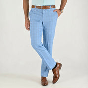 Pantalón de vestir Yale Regular Fit 7357 Azul