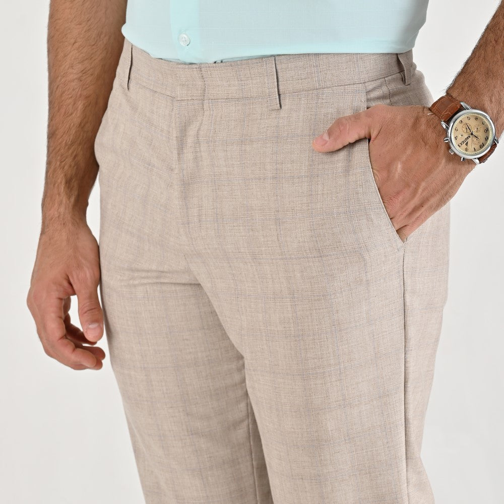 Pantalón de vestir Yale Regular Fit 7357 Arena