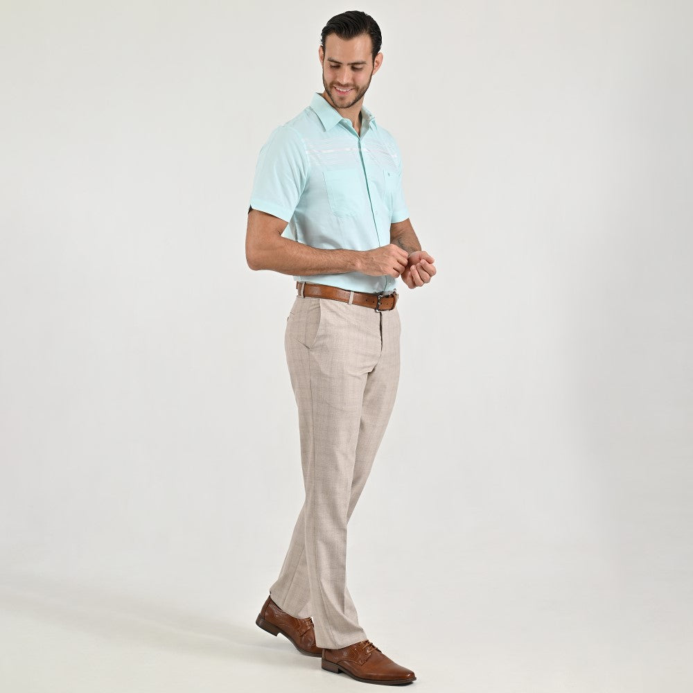Pantalón de vestir Yale Regular Fit 7357 Arena