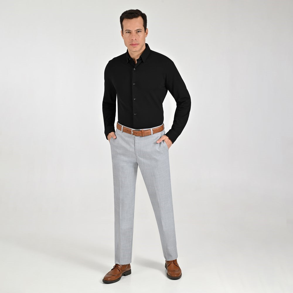 Pantalón de vestir Yale Regular Fit 8216 Gris Oxford