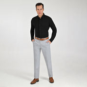 Pantalón de vestir Yale Regular Fit 8216 Gris Oxford