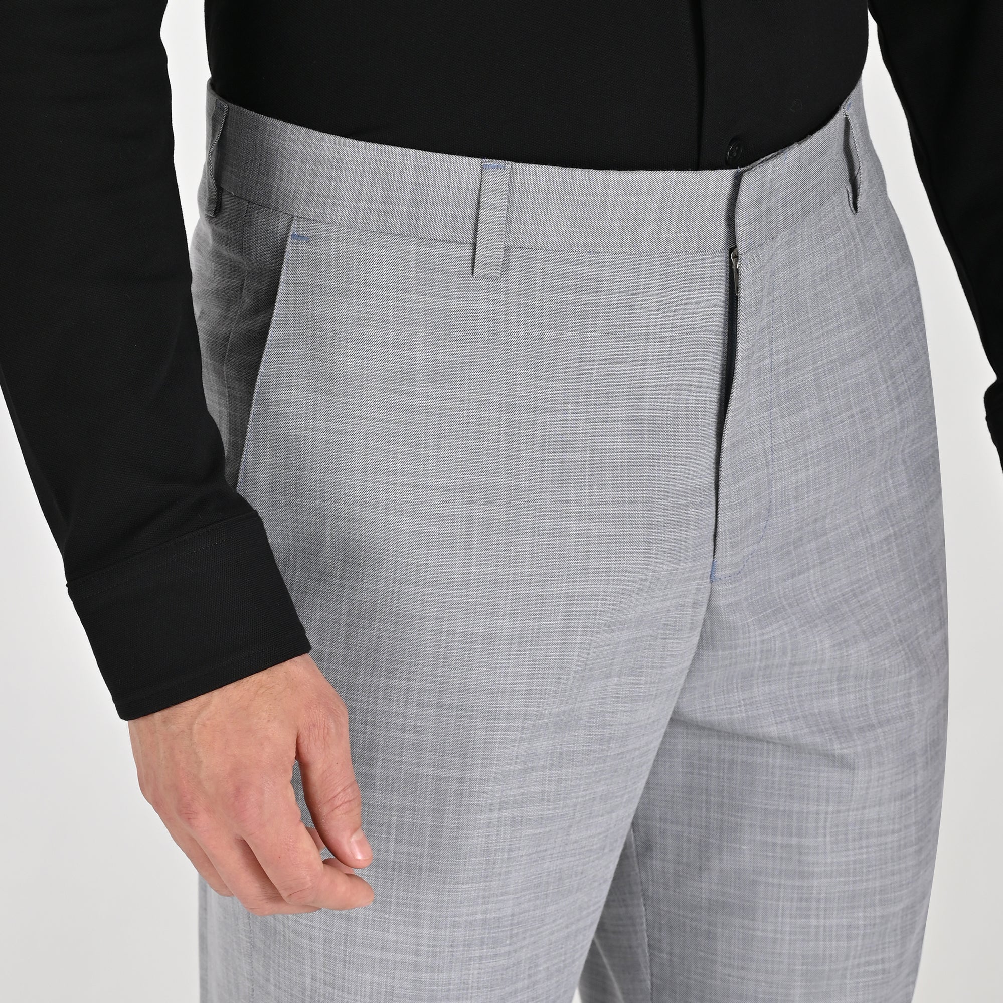 Pantalón de vestir Yale Regular Fit 8216 Azul Plumbago