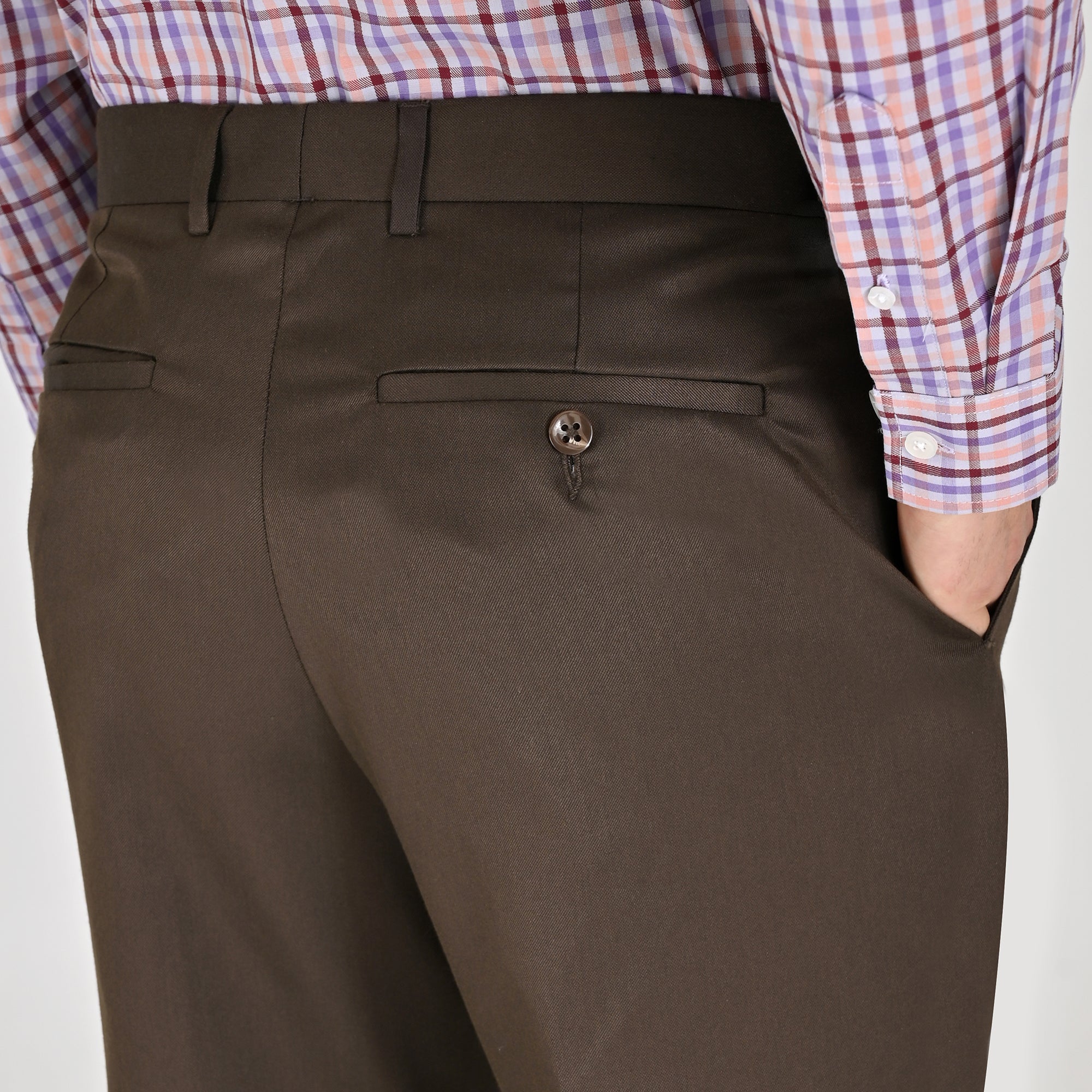 Pantalón de vestir Yale Regular Fit 8221 Cocoa