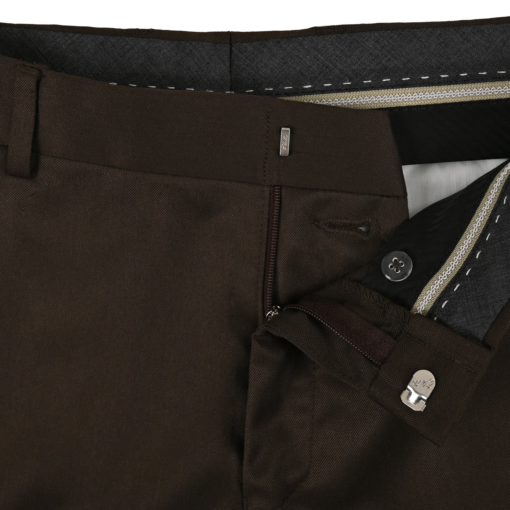 Pantalón de vestir Yale Regular Fit 8221 Cocoa