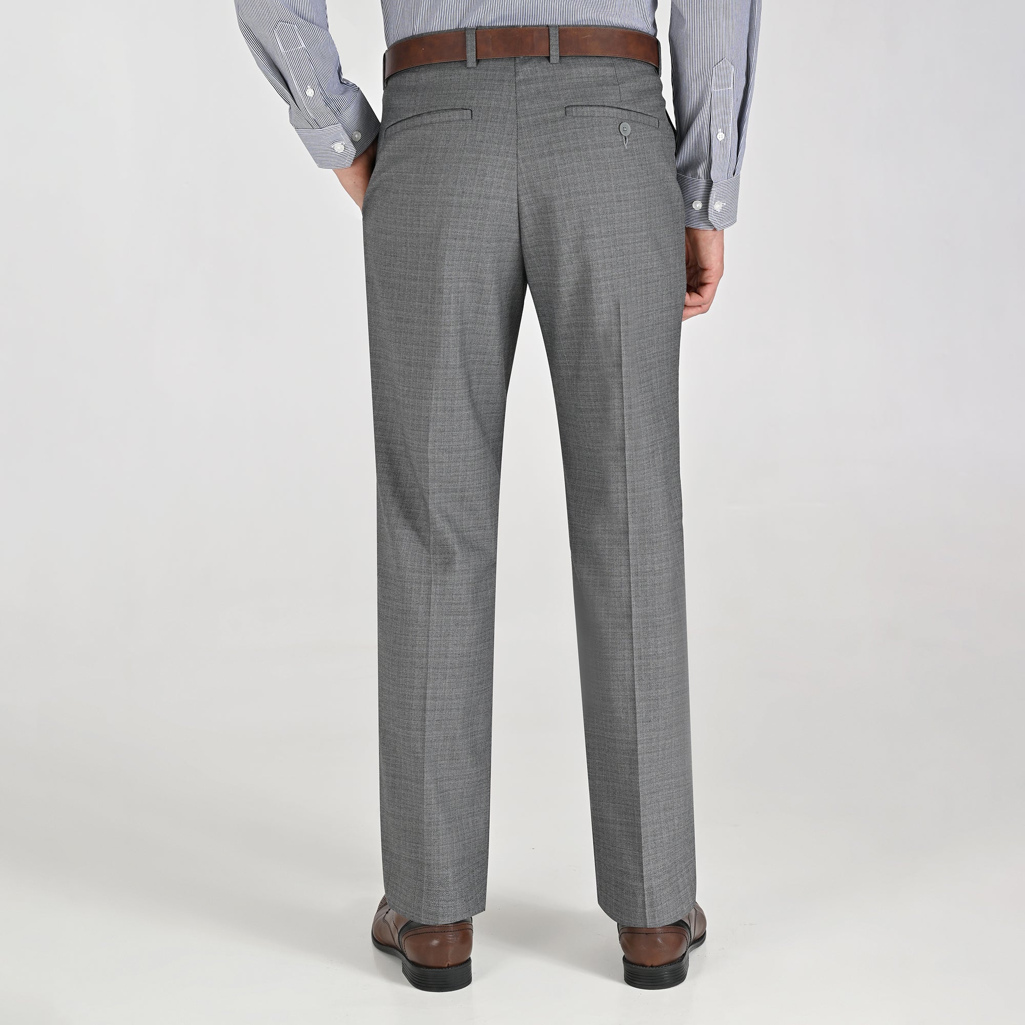 Pantalón de vestir Yale Regular Fit 8222 Gris Medio