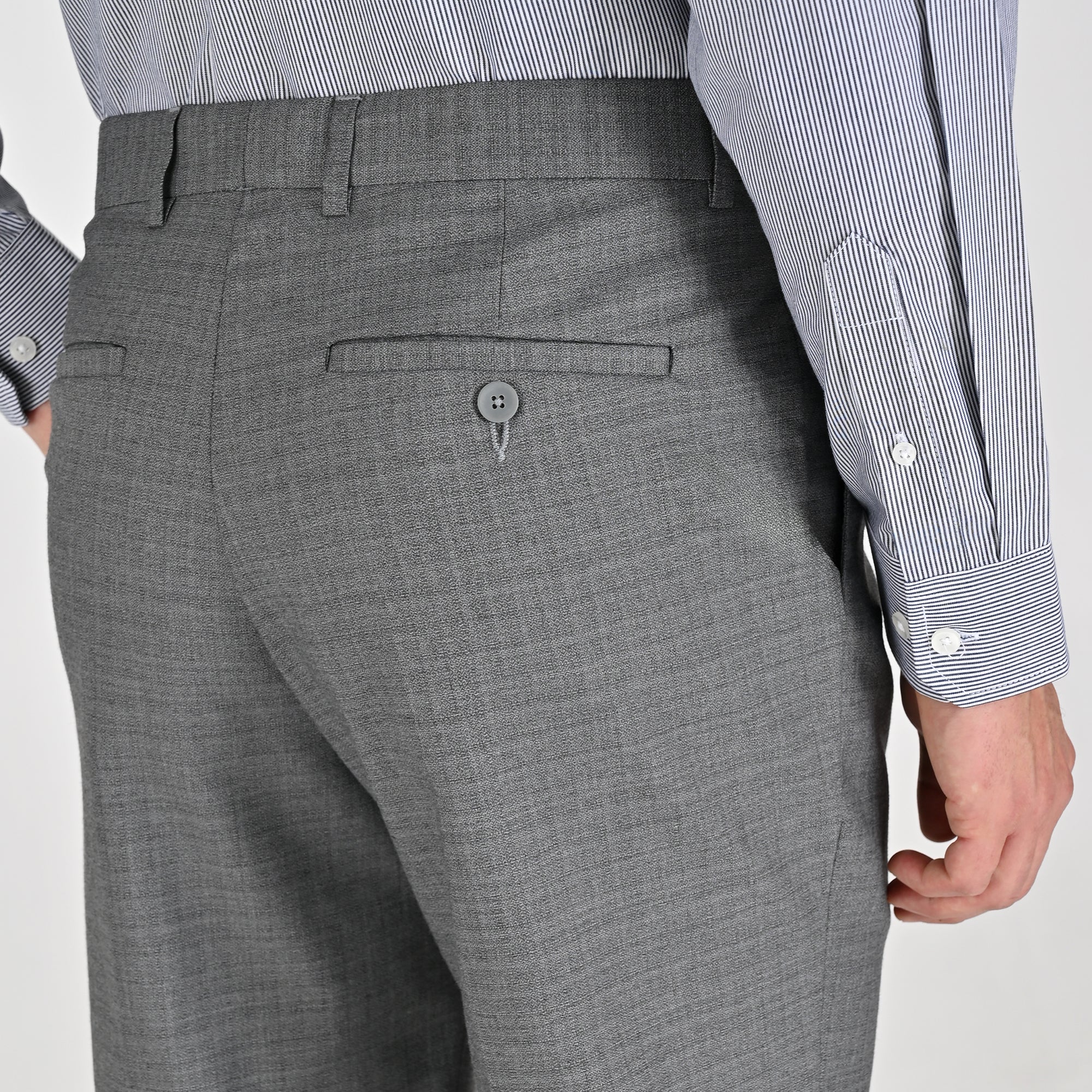 Pantalón de vestir Yale Regular Fit 8222 Gris Medio