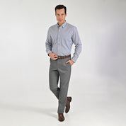 Pantalón de vestir Yale Regular Fit 8222 Gris Medio