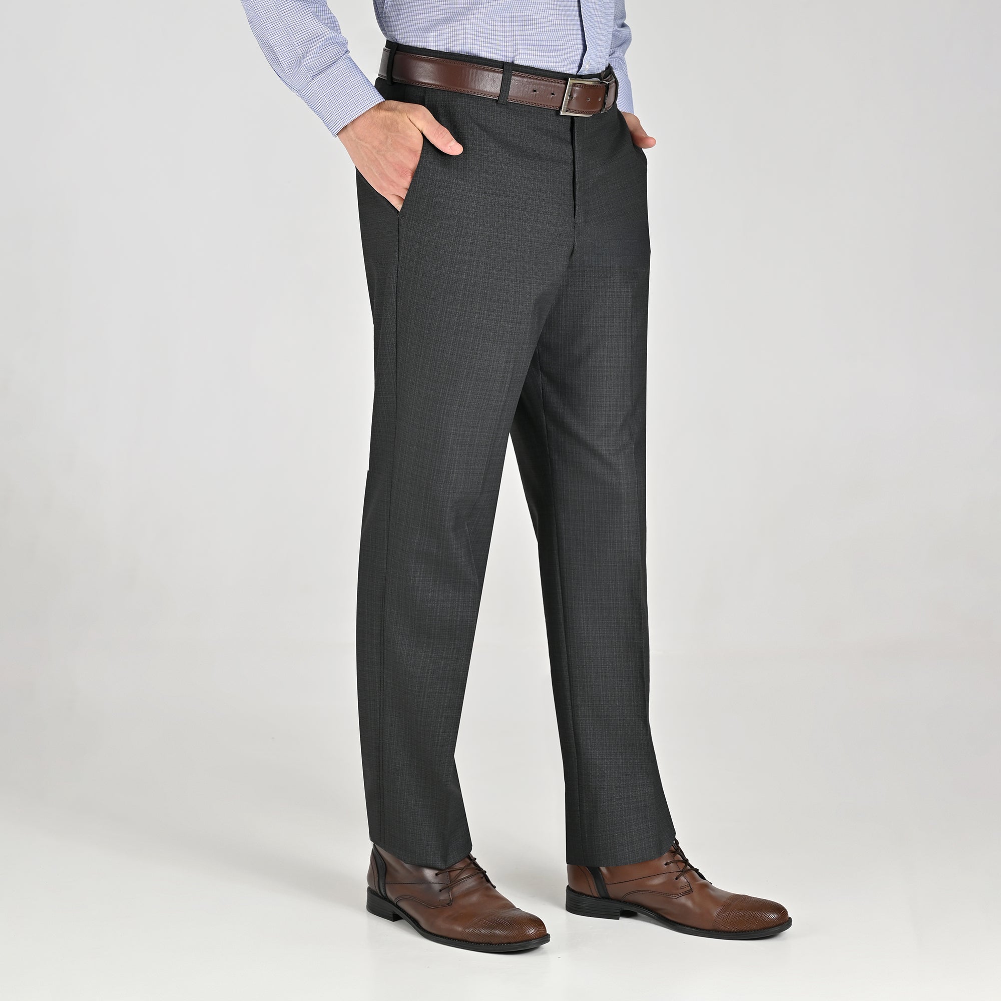 Pantalón de vestir Yale Regular Fit 8222 Gris Oxford