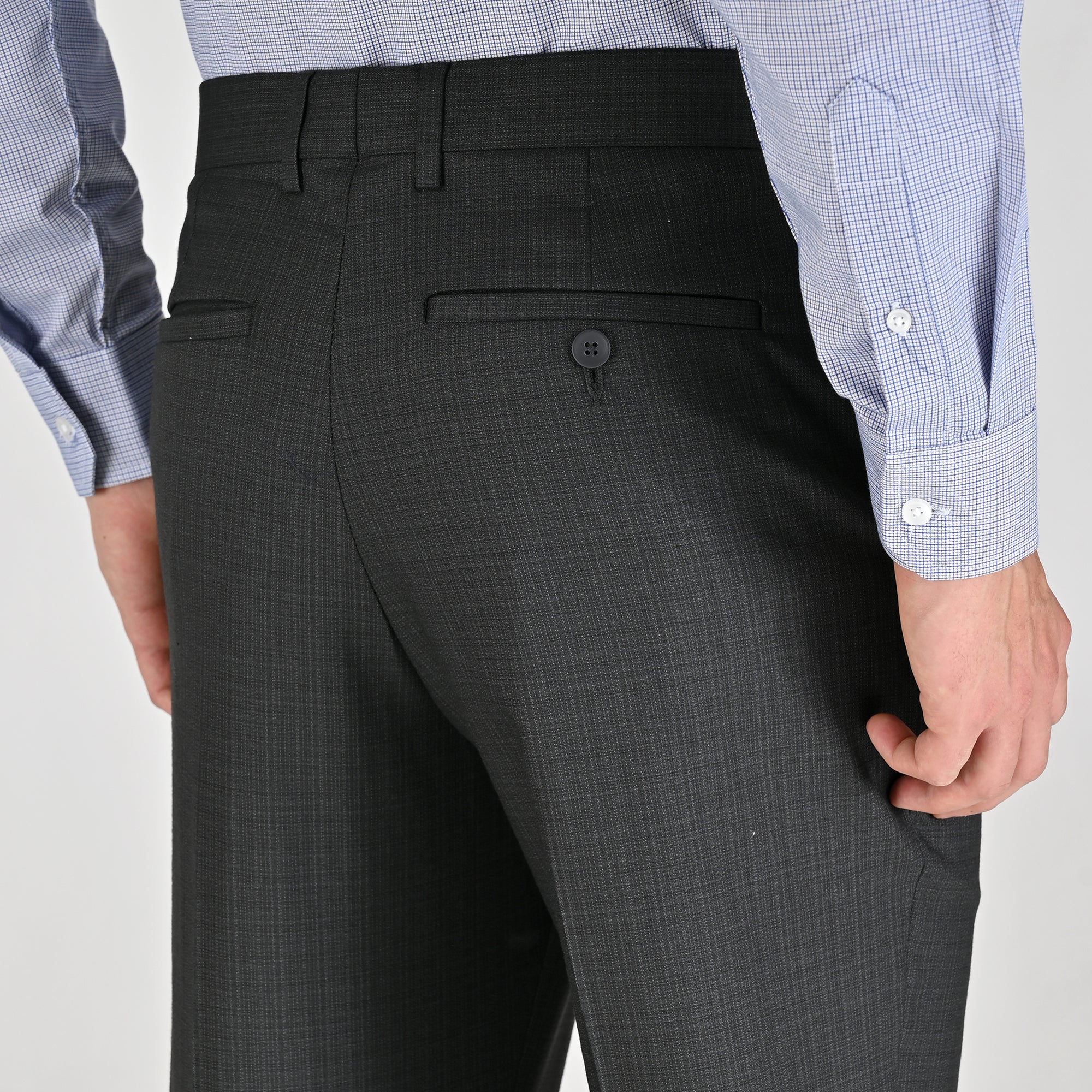 Pantalón de vestir Yale Regular Fit 8222 Gris Oxford
